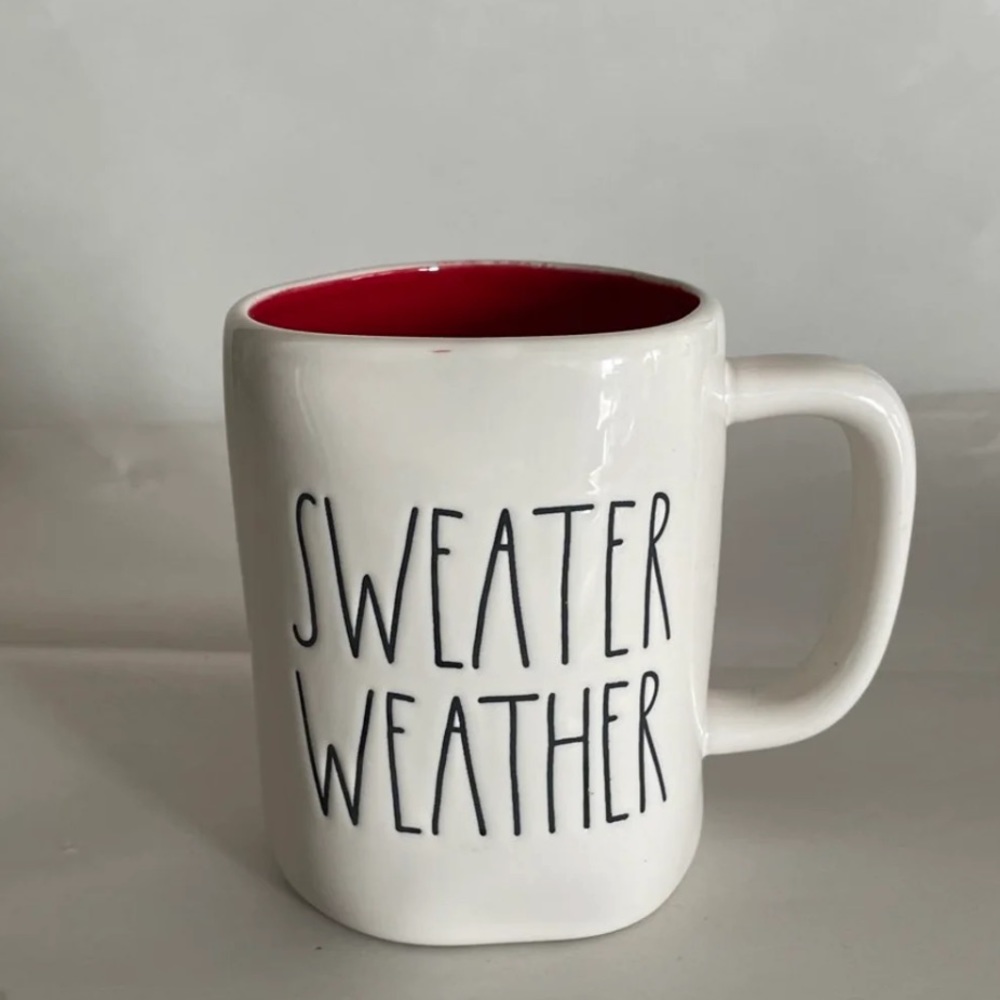 BRAND NEW Rae Dunn Sweater Weather mug